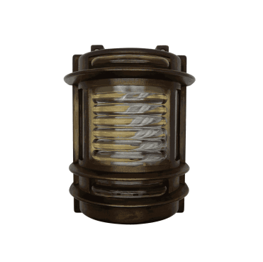 Navigator 09005 Outdoor IP64 1 Light Wall Light in an Antique Brass Finish
