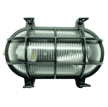 Navigator 09014 Outdoor IP64 1 Light Large Standard Bulkhead Light in a Black Finish