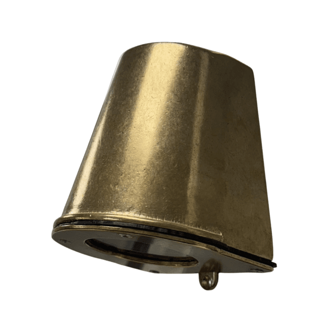 Lampfix Navigator 09733 Outdoor IP54 1 Light Cast Brass Mast Light in a Raw Brass Finish