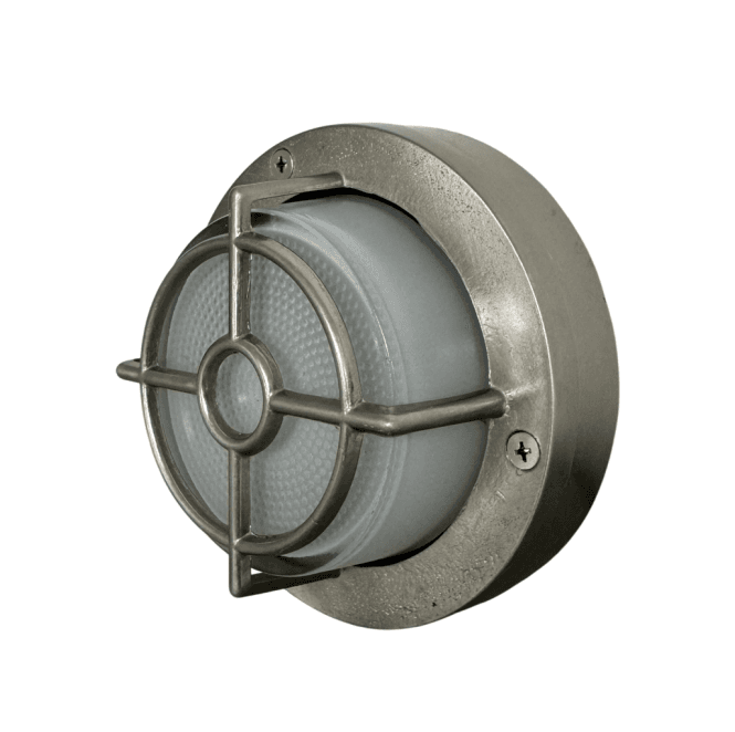 Lampfix Navigator 09744 Outdoor IP64 1 Light Compact Mini Walkway Light in a Satin Nickel Finish