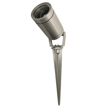 Navigator 09790 Outdoor IP64 Spike Spot Light in a Satin Nickel Finish
