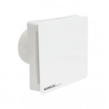 CQF100S 4"/100mm Standard Quiet Conceal Extractor Fan in White