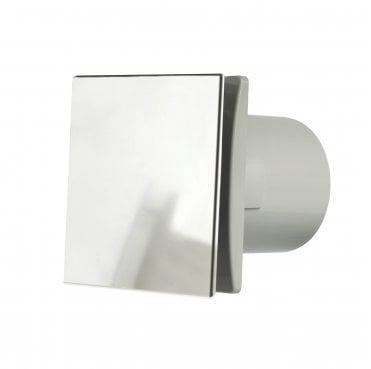 DECO100SC 4"/100mm Standard Slimline Bathroom Extractor Fan in Chrome
