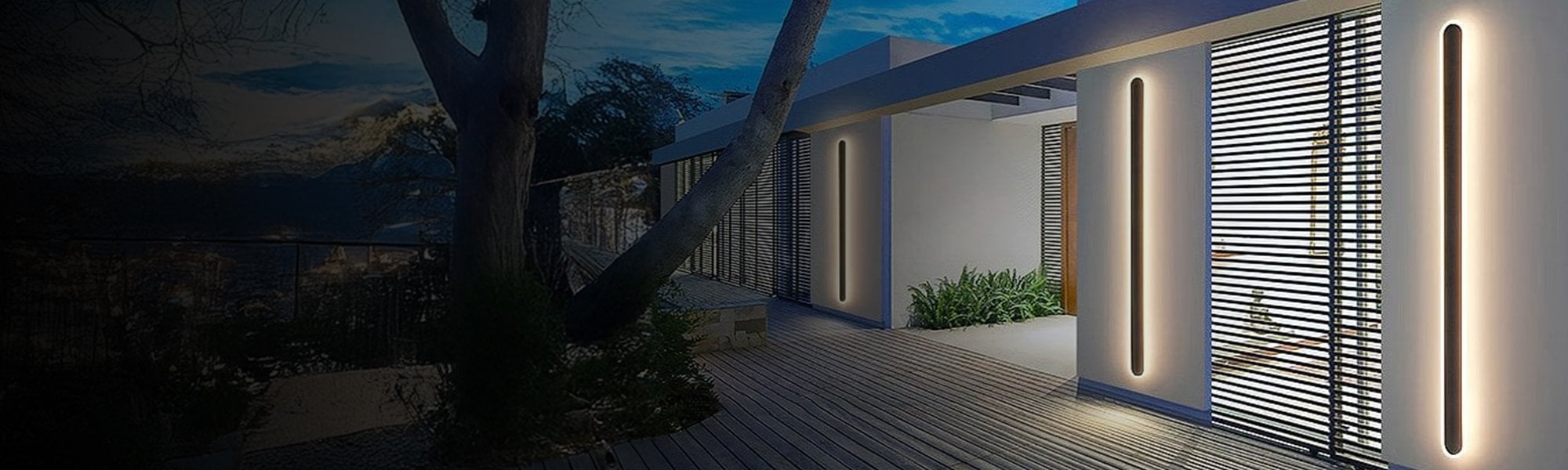 Linear wall lights