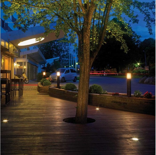 Norlys ALTA-L-E27-BLK Alta Outdoor IP65 1 Light Large Bollard in a Black Finish