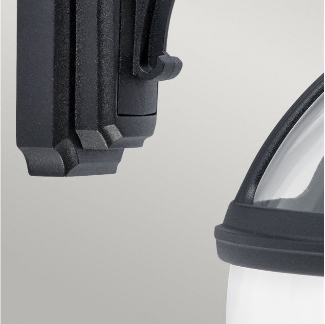 Norlys B2-BLACK-C Bologna Outdoor IP54 1 Light Down Wall Light in a Black Finish