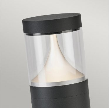 EGSUND-MINI-M-GR Egersund Outdoor LED IP65 Short Bollard in a Graphite Finish