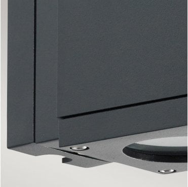 SANDVIK-LED1-GR Sandvik Outdoor IP65 1 Light Down Wall Light in a Graphite Finish