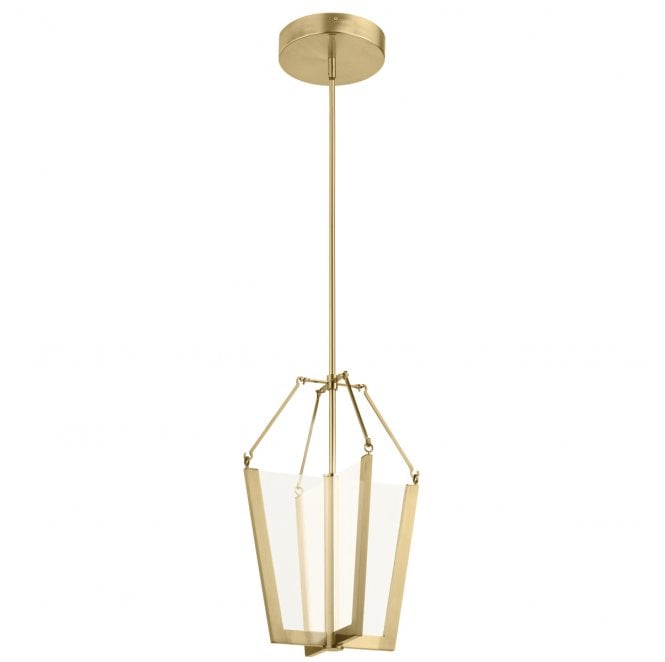 Quintiesse QN-CALTERS-P-M-CG Calters Medium LED Pendant in a Gold Finish