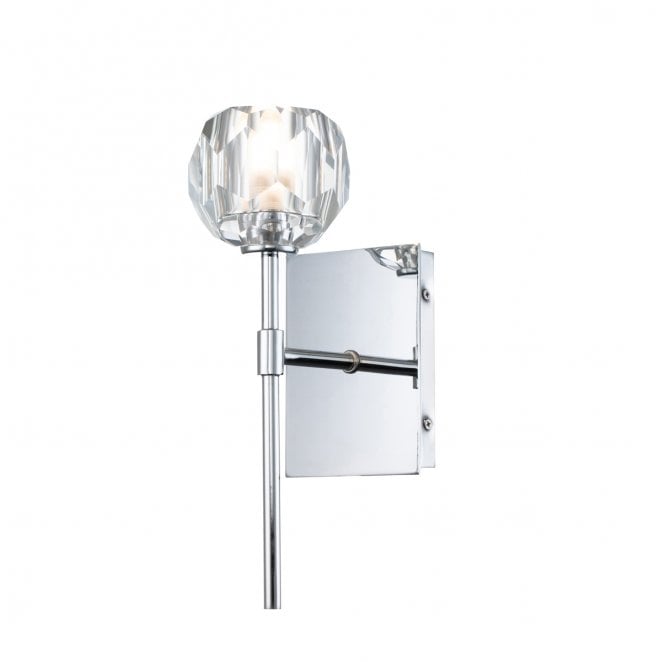 Quoizel QN-REGALIA1-PC-BATH Regalia IP44 1 Light Wall Light in a Polished Chrome Finish