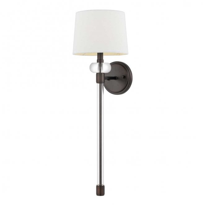 Quoizel QZ-BARBOUR1-HO Barbour 1 Light Wall Light in a Harbor Bronze Finish