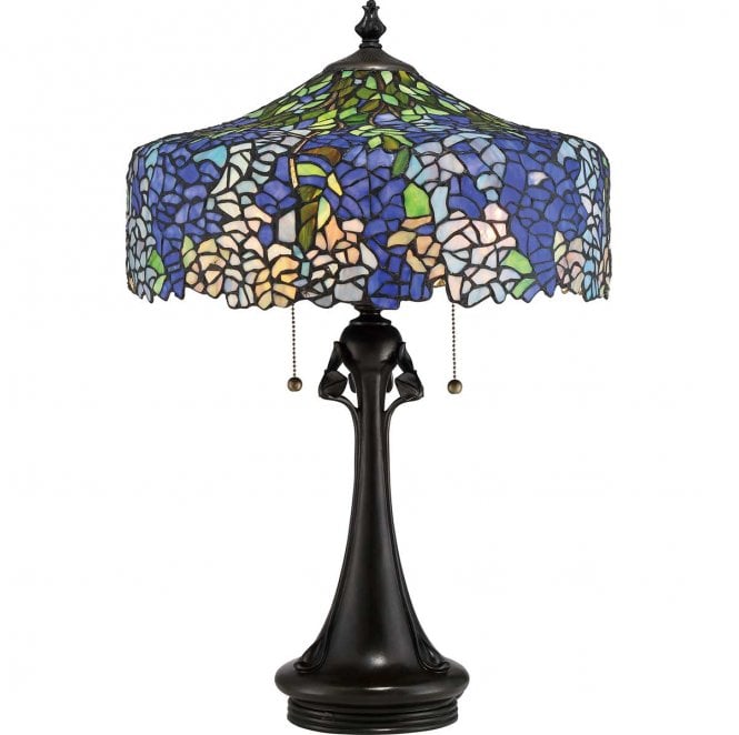 Quoizel QZ-COBALT-TL Coba Light 1 Light Table Lamp in a Vintage Bronze Finish