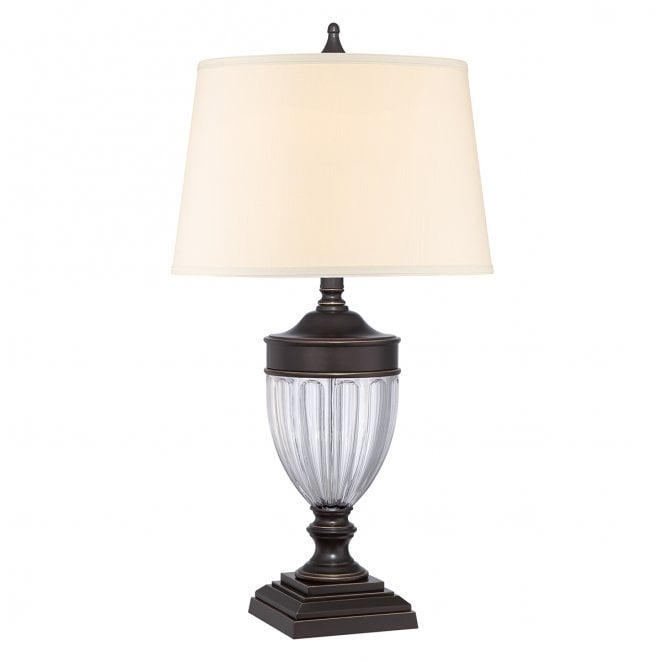 Quoizel QZ-DENNISON-PB Dennison 1 Light Table Lamp in a Palladian Bronze Finish