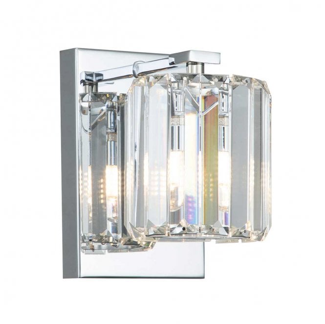 Quoizel QZ-DIVINE1-PC-BATH Divine IP44 1 Light Wall Light in a Polished Chrome Finish