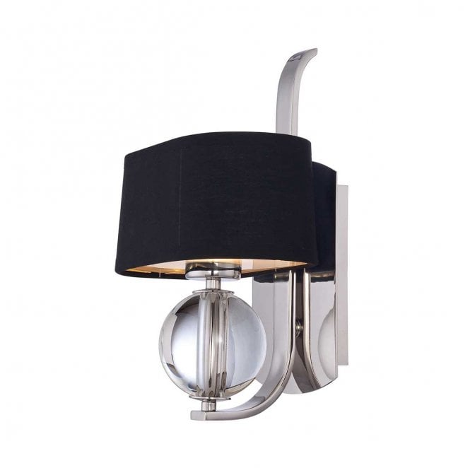 Quoizel QZ-GOTHAM1 Uptown Gotham 1 Light Wall Light in an Imperial Silver Finish