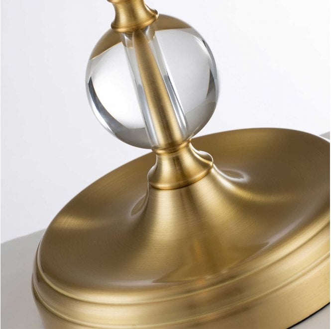 Quoizel QZ-JENKINS-TL-BB Jenkins 1 Light Table Lamp in a Brushed Brass Finish