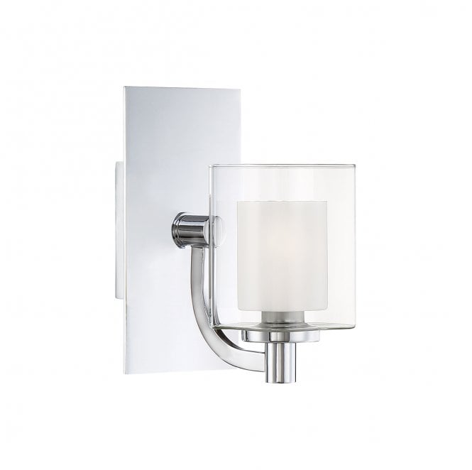 Quoizel QZ-KOLT1-PC-BATH Kolt IP44 1 Light Wall Light in a Polished Chrome Finish