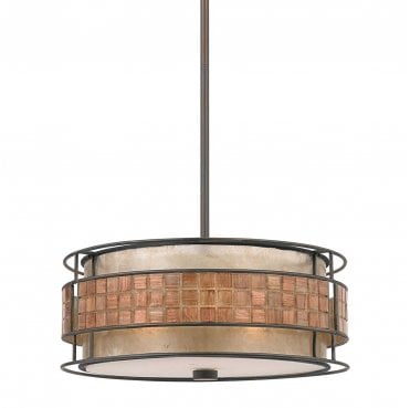 QZ-LAGUNA-P Laguna 4 Light Pendant Light in a Renaissance Copper Finish