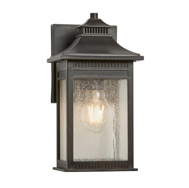 Quoizel QZ-LIVINGSTON2-S Livingston Outdoor IP44 1 Light Small Wall Lantern in an Imperial Bronze Finish