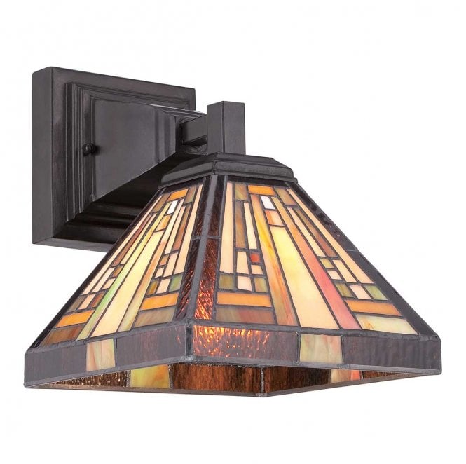 Quoizel QZ-STEPHEN1 Stephen 1 Light Wall Light in a Vintage Bronze Finish