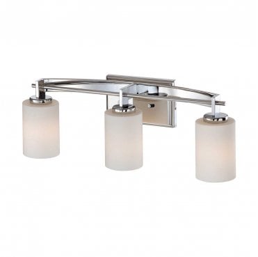 QZ-TAYLOR3-BATH Taylor IP44 3 Light Wall Light in a Polished Chrome Finish