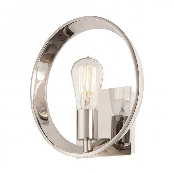 Quoizel QZ-THEATER-ROW1IS Theater Row 1 Light Wall Light in an Imperial Silver Finish
