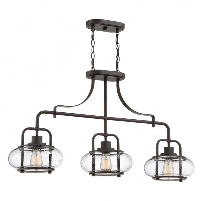 Quoizel QZ-TRILOGY-ISLE-OZ Trilogy 3 Light Island Light in an Old Bronze Finish