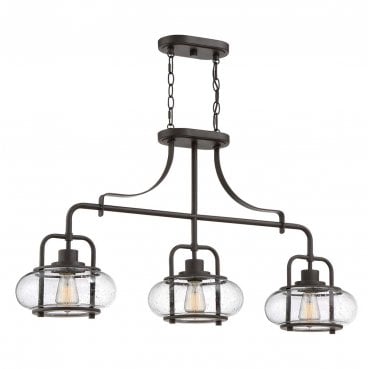 QZ-TRILOGY-ISLE-OZ Trilogy 3 Light Island Light in an Old Bronze Finish