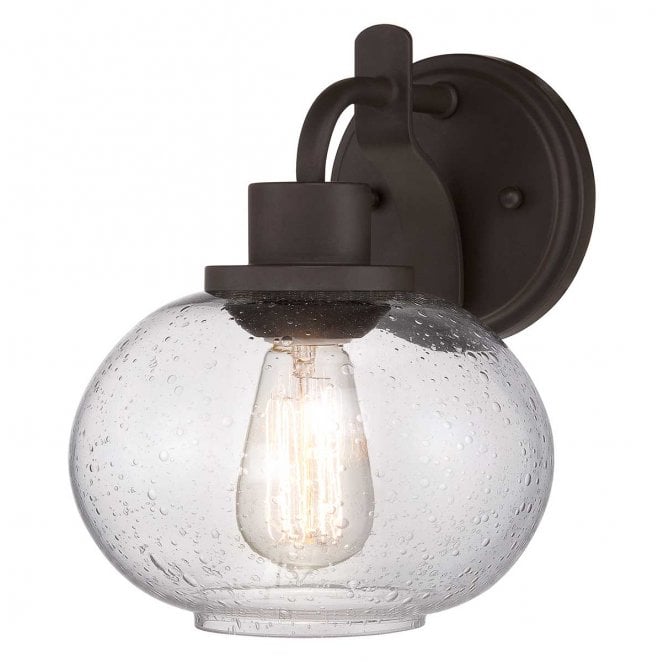 Quoizel QZ-TRILOGY1 Trilogy 1 Light Wall Light in an Old Bronze Finish