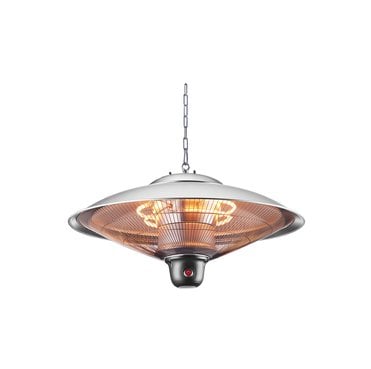 ZR-38532-SIL Marl Outdoor IP34 2000w Pendant Heater in a Silver Finish