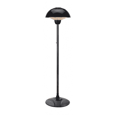ZR-38834-BLK Onyx Outdoor IP34 1500w Floor Standing Heater in a Black Finish