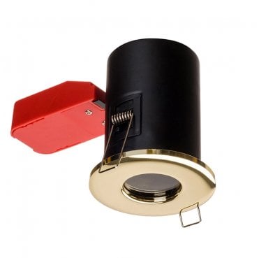 IGP/65B Fire Rated IP65 Showerlight Downlight in a Brass Finish