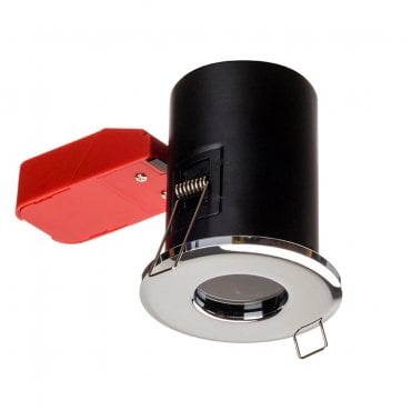 IGP/65C Fire Rated IP65 Showerlight Downlight in a Polished Chrome Finish