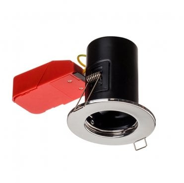 IGS/FC Fire Rated Fixed Downlight in a Polished Chrome Finish