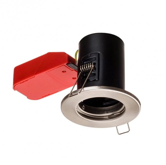 Red Arrow IGS/FSC Fire Rated Fixed Downlight in a Satin Chrome Finish