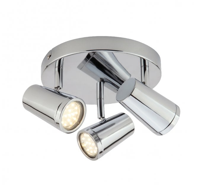 Spa Lighting SPA-35080-CHR Freya IP44 3 Light Spotlight in a Chrome Finish