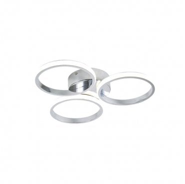 SPA-36129-CHR Chios 26w IP44 4000k (Cool White) LED Ceiling Light in a Chrome Finish