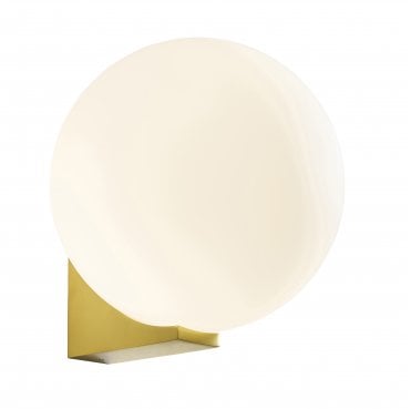 SPA-38576-SBRS Thiva IP44 Bathroom Wall Light in a Satin Brass Finish