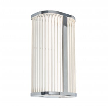 SPA-44379-CHR Nayru 8w LED IP44 CCT Wall Light in a Chrome Finish