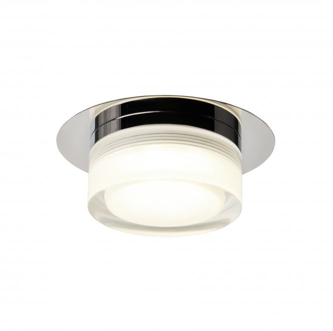 Spa Lighting SPA-44466-CHR Amalfi 15w IP44 4000k (Cool White) LED 1 Light Flush Ceiling Light in a Chrome Finish