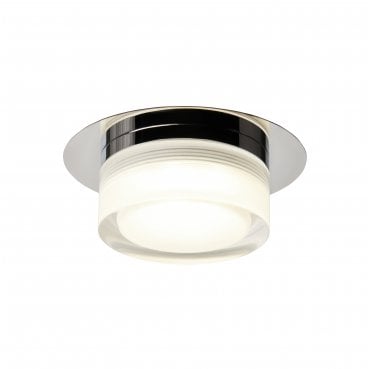 SPA-44466-CHR Amalfi 15w IP44 4000k (Cool White) LED 1 Light Flush Ceiling Light in a Chrome Finish