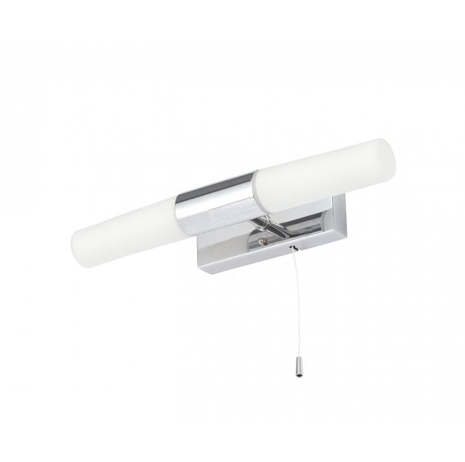 Spa Lighting SPA-PR-12744 Aries IP44 2 Light Wall Light in a Chrome Finish