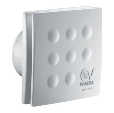 11145 4"/100mm Slimline Four Axial Bathroom Extractor Fan