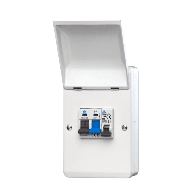 Whitecliffe WEVCU32B Electric Vehicle (EV)/Solar Photovoltaic (PV) Connection Units with 100A Main Switch and 32B MCB