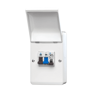WEVCU32B Electric Vehicle (EV)/Solar Photovoltaic (PV) Connection Units with 100A Main Switch and 32B MCB
