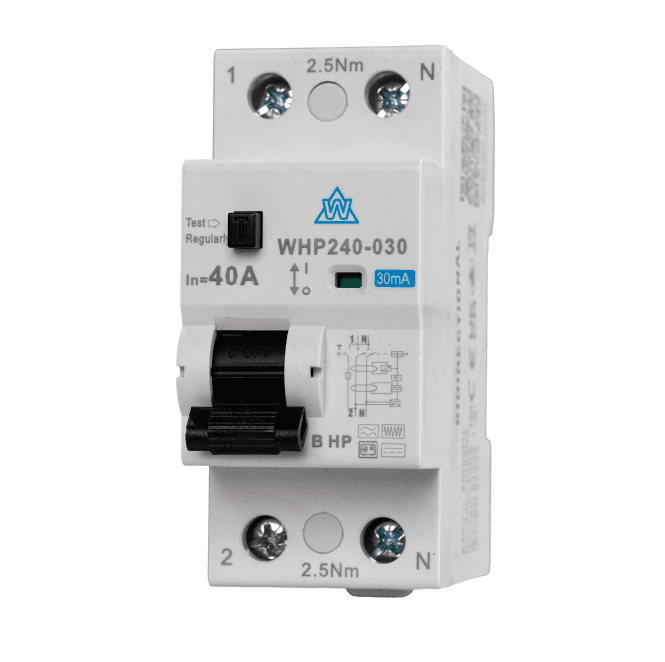 Whitecliffe WHP240/030 Heat Pump 2 Pole 40A B Type RCD