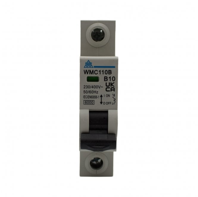 Whitecliffe WMC110B 10A Type B Miniature Circuit Breaker (MCB)