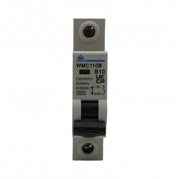 WMC110B 10A Type B Miniature Circuit Breaker (MCB)