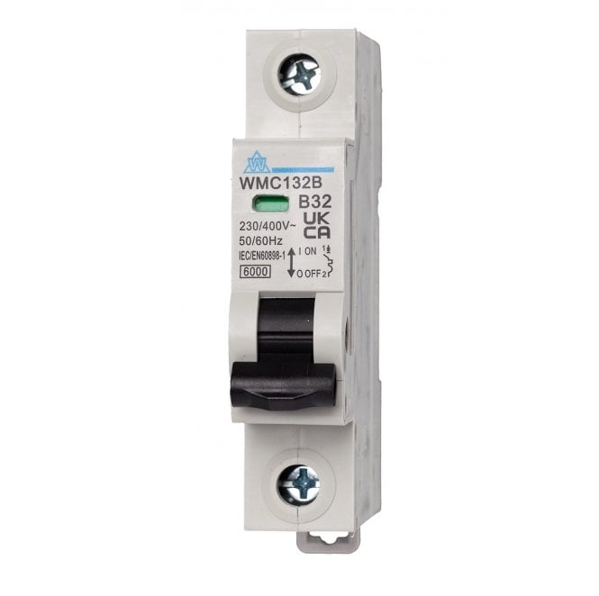 Whitecliffe WMC132B 32A Type B Miniature Circuit Breaker (MCB)