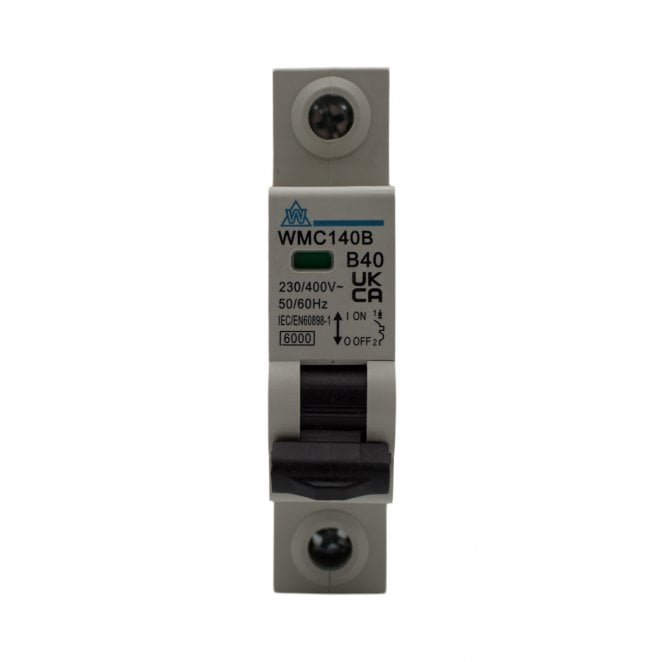 Whitecliffe WMC140B 40A Type B Miniature Circuit Breaker (MCB)